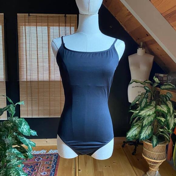 Danskin Tops - Vintage Danskin Bodysuit Black